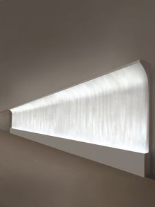 Dynamic Water Wave Projection Lamp Modern Simplicity Aluminum Glass Wall Lighting for Living Room Bedroom Restaurant Bar Background Decor