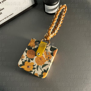 Retro Floral Huawei Pocket2 Phone Case Purax Folding Screen Xiaomi Mixflip Handheld Rope Vivox Female Oppo FindN3Z Flip5/6 Honor MagicV Flip