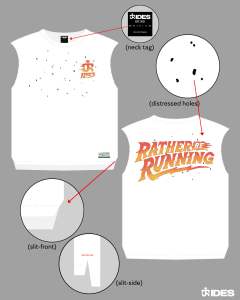 Rather Be Running (Distressed Tank top)