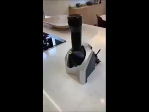 เครื่องทำไอศครีม ผลไม้ เครื่องทำสมู้ทตี้ โยเกิร์ตผลไม้ เครื่องทำไอติม Ice Cream Machine ที่ทำไอศครีมที่ทำไอติม