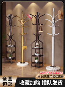Clothes Hanger Floor Bedroom Coat Rack Vertical Single Rod For Home Living Room Hanging Cloth Rack Accessible Luxury behind the Door Hanging Bag Rack