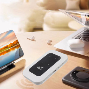 Portable 300Mbps 4G WiFi Hotspot Plug and Play Support 10 Devices Travel Mobile Hotspot with SIM Card Slot for Motorhome