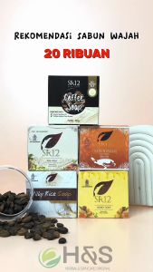 TERLARIS!! SABUN BERAS HERBAL SR12 / SABUN JERAWAT BPOM / KULIT BERMINYAK & SENSITIF H&S Original