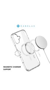 NEW FULL COVERAGE CASE !! CLEAR MAGNETIC SUPPORT HYBRID SERIES CASING MAGNETIC IP 16 PROMAX 16 PRO 16 PLUS 16