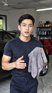 AG Auto-Graff Premium Microfiber Car Wash Towel High Absorbent Lint-Free Scratch-Safe Cleaning Cloth Car Detailing