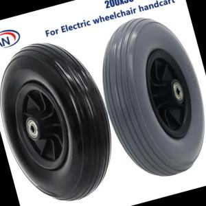 8 Inch 200x50 PU Solid Wheel Tire for Wheelchair Universal Front Wheel 200*50 Wheel Accessories