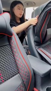 Mitsubishi Car Seat Covers: Full Coverage Leather Ice Silk Seat Protectors