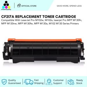 ETQ Compatible Toner Cartridge Replacement for 17A CF217A Toner to use with Laserjet Pro M102w M130nw M130fw M130fn M102a M130a Laserjet Pro MFP M130 M102 Series