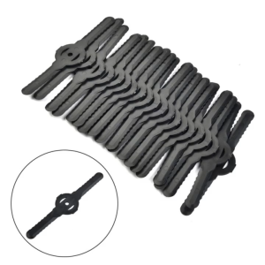 20pcs Lawn Mower Nylon Blades For Grass Cutter Electric Lawn Mower Nylon Blade