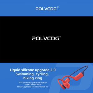 POLVCDG Bone Conduction Swimming Earphones IPX8 Waterproof 32GB Memory Bluetooth 5.4 Silicone Material 2025 New Product X16
