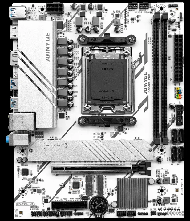 JGINYUE%20B650M%20PRO%20%20AM5%20Motherboard%20M-ATX%20For%20AMD%C2%AE%20Ryzen7000/8000/9000%20Series%20DDR5%20MAX%2064GB%20RAM%20M.2%20Slot*2%20PC%20computer%20-%20Image%202