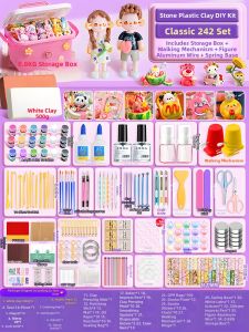 Non-toxic White Clay Molding Kit For Kids