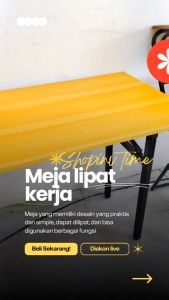 Morning Star Meja Lipat Kantor IBM Meja Lipat Portable Meja Jualan Meja Meeting Sederhana