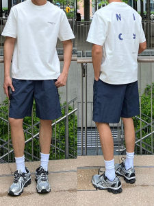 Quick Dry Ice Silk Basketball Fitness Shorts Mens Summer Outdoor Wear American Style Casual Five-Quarter Length Pants