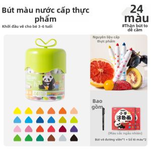 deli | Bút Dạ Kèm 36 Màu An Toàn Thực Phẩm Có Thể Giặt Được Cho Trẻ Em