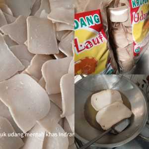 KERUPUK UDANG MENTAH SINAR MAS INDRAMAYU 500gram.