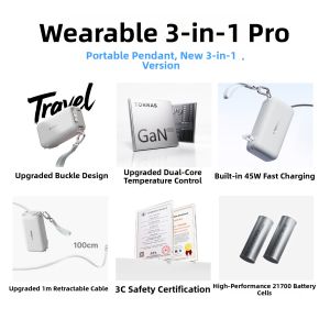 TORRAS | Wearable 45W Fast Charging 3-in-1 Power Bank 45W