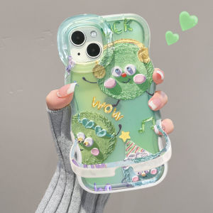 Cute Oil Painting Coal Ball Bench Dual Stand Phone Case for  16Promax Huawei Mate60Pro Spring Summer Female Style Silicone Protective Cover