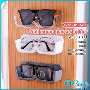Baete Wall Mounted Glasses Storage Box Bathroom Sunglasses Shelf Glasses frame