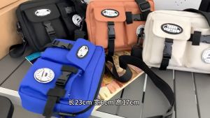 Túi đeo vai nam nữ nhỏ gọn vải canvas phong cách đường phố T11