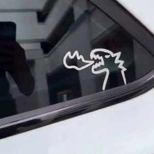 Dinosaur Trex Fire Sticker for Motor Stickers Waterproof Decals Motorcycle Dino Design Vinyl Decal