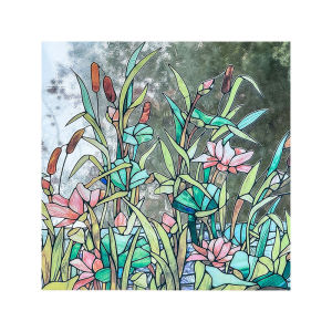 fancy fix | Colorful Retro Decorative Window Film