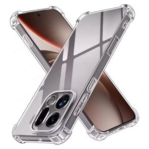 Transparent Shockproof Phone Case for OPPO Find X9 Pro X8 X7 Ultra X6 X5 X3 Lite Pro Soft Crystal Clear TPU Protective Cover