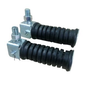 Folding Aluminum Foot Pegs For Motorcycle 10mm Thread Left And Right Moto Footrests Accessories