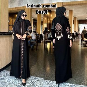 ABAYA DUBAI TURKEY FATIMAH RUMBAI GAMIS ARAB SAUDI MAXIDRESS TREND KEKINIAN GAMIS BORDIR FASHION WANITA MURAH MUSLIMAH /TERBARU / COUPLE / GAMIS LEBARAN / TERLARIS / ABAYA UMROH BEST SELLER BISA BAYAR DI TEMPAT/COD