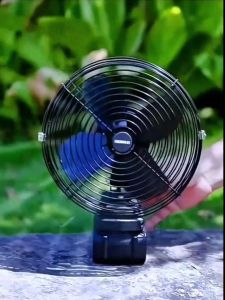 พัดลมแบตเตอรี่ไร้สาย 8นิ้ว พัดลมแบตบล็อก พัดลมไร้สาย 30°ปรับมุ แบต48V ใช้งานได้นานขึ้น 4-8 ชม ไม่จำกัดสถานที่ใช้ได้ทุกที่