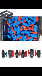 1PC PVC Ball Valve Blue Plumbing Fixtures Gate Valves 1/2"3/4"1"(20mm25mm32mm)