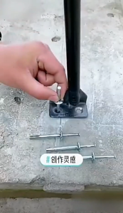 M6x50mm Zinc Alloy Hammer Drive Anchor 🔩 Paku Besi Concrete Masonry Fixing (100PCS/BOX)