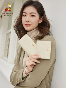 Ví Da Ngắn Hai Trong Một Cho Nữ Ví Đựng Thẻ Ví Đựng Tiền Xu Ví Da Bò Phong Cách Hàn Quốc Ví Da Ngắn Cho Thanh Thiếu Niên