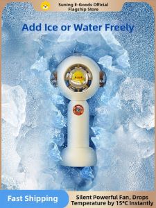 Mini Portable Handheld USB Fan Spray Cooling New Model Waist Hanging Design Student Dormitory Bed Desktop Tabletop Control