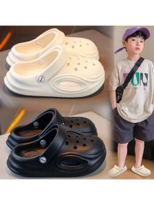 Boys Summer New Hole Hole Sandals Childrens Slip-On Water Shoes Beach Slippers Anti-Slip Indoor Bathing Footwear for Boys