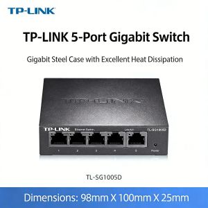 TP-Link | TP-Link 5-8Port Gigabit Ethernet Switch 1000BASE-T Network Switch Plug And Play TL-SG1005D - Internet Splitter Hub