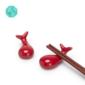 Móc Chén Hình Động Vật Dễ Thương Đỏ Cho Đám Cưới Của Cặp Đôi Móc Chén Hình Chú Rể Đồ Ăn Nhẹ Nhàng Trung Quốc Cổ Điển Dụng Cụ Ăn Uống Bằng Sứ