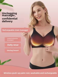 Blue Max Electric Breast Firming Device Constant Temperature Hot Compress Washable Small Sagging Relief Breast Massager