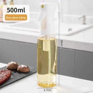 Bình Xịt Dầu Ăn Nhà Bếp - Bình Xịt Dầu Oliu Thủ Công Dùng Cho Nồi Chiên Không Dầu Salad Nướng Bánh - Dụng Cụ Làm Bếp Gia Đình Bằng Nhựa PP