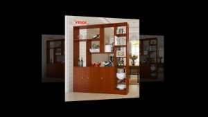 Kệ trang trí kiêm vách ngăn VKVN03- Nội thất lắp ráp