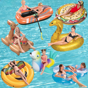 Large Thickened Water Floating Bed Double Inflatable Rides Kids Adult Swimming Ring Floating Boat Kayak Fishing Boat