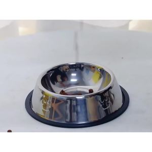 Bát chén ăn inox chống lật cho thú cưng - bát ăn không gỉ cho chó mèo - SHOPE