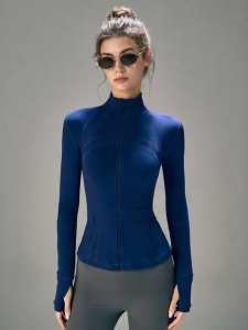 MITAOGIRL | Thermal Fitted Womens Yoga Jacket Long Sleeve