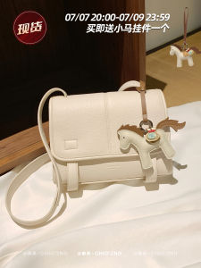 Milky White荔枝 Pattern Daily Commuter Mail Bag