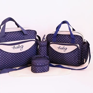 5 In 1 Diaper Bag Set Bag Baby Travel Mummy Bag Baby Diaper Bag Baby Hospital Bag Beg Lampin Bayi Nappy Bag Travel Bag
