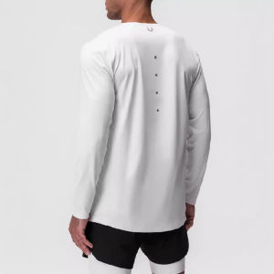Mens Quick Dry Long Sleeve Athletic T Shirt Gym Fitness Workout Running Bodybuilding Casual Streetwear Sport Top