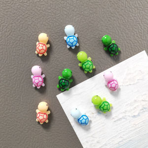 5/10pcs Mini Size Cute Turtle Refrigerator Magnet Kitchen Office Whiteboard Decoration Tortoise Refrigerator Magnet
