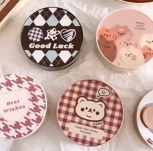 RAISA ROUND SOFTLENS CASE/ SOFTLENSE CASE WITH MIRROR/ TEMPAT KONTAK LENSA DENGAN CERMIN PREMIUM