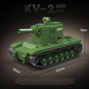 KV-2 Heavy Tank Large tanks Models Classic Model Series MOC Assemble Toys Building Blocks Set Model Toys Xmas Gift