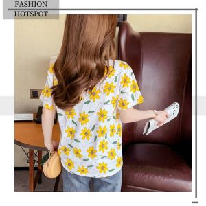 LHSunday ขายดี เสื้อแขนยืดแฟชั่นผู้หญิง ดีเทลสวย ใส่สบายไม่อึดอัด ผ้าไม่หนาไม่บางมากหมาะกับอากาศบ้านเราสุดๆ ตัวเสื้อพิมพ์ลายดอกไม้น่ารักๆมีสี ให้เลือก3 สี ต้องมีน๊า เข้าแล้วหมดไวมากกก